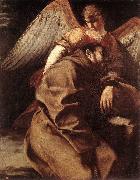 St Francis Supported by an Angel sdgh, GENTILESCHI, Orazio